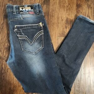 Mufti Men’s Slim fit dark denim Jean’s size 36x31